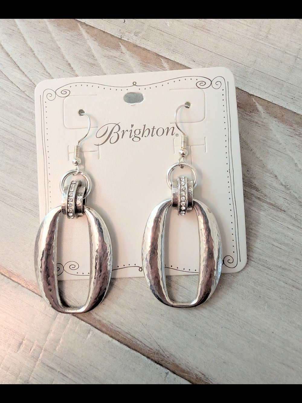 Brighton Meridian Lumens Post Drop Earrings Silver